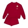Henderson Ladies Piżama Fawn 41900-33X Czerwona